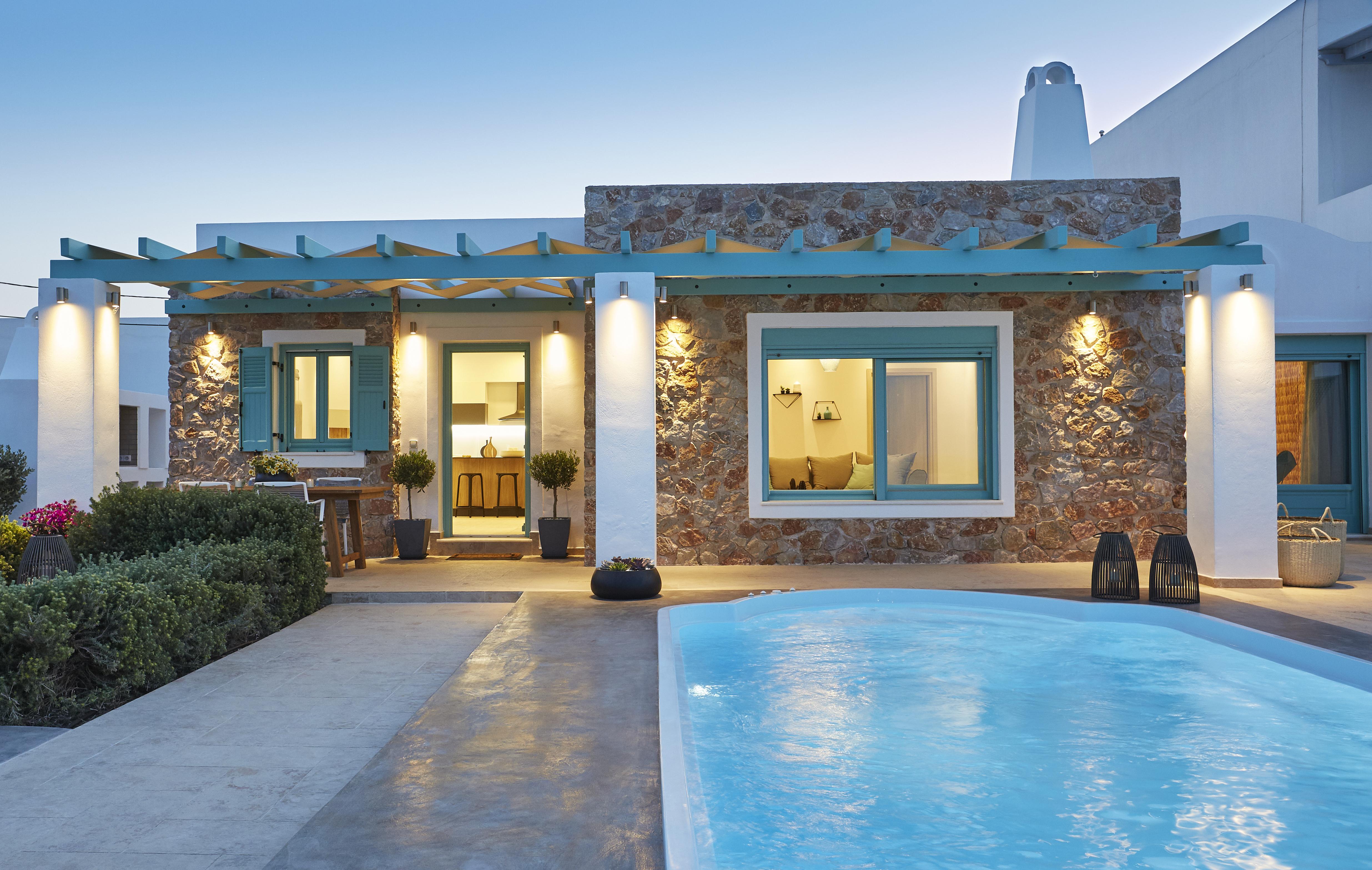 Almyriki Beach Villa Monolithos  Luaran gambar